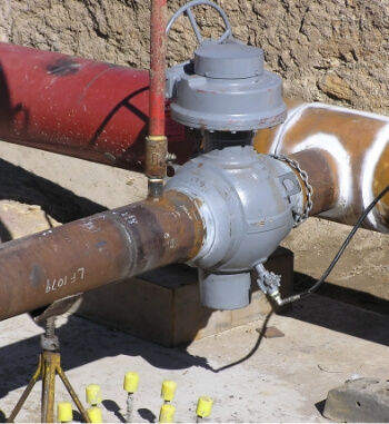 LA2329, Alinta Asset, Tie in pipe hydro & Site pics