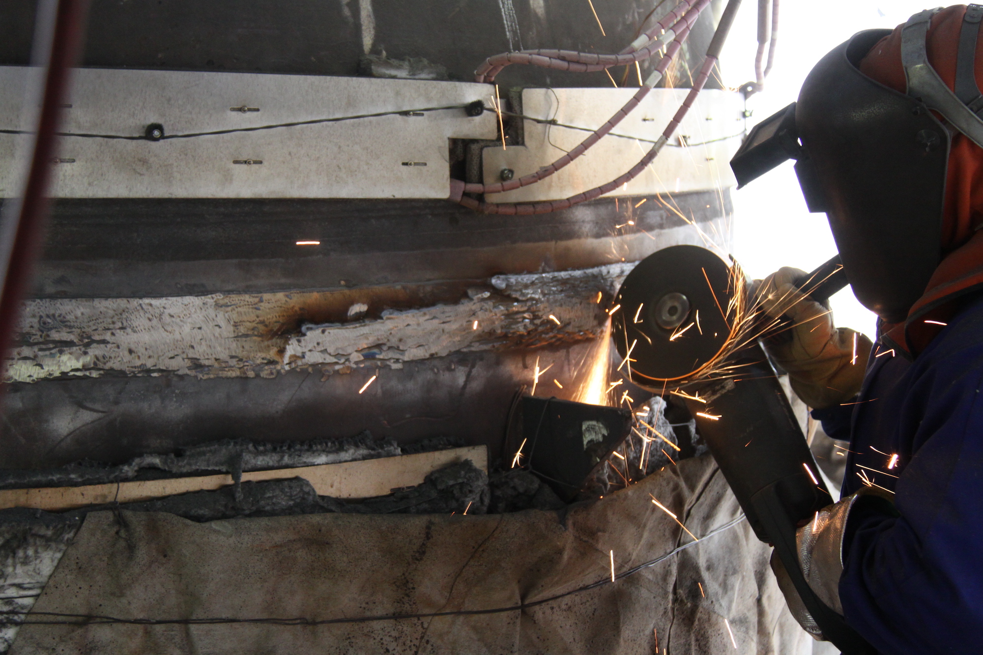 LA2531 - Caltex, NSW - Packinox - 8, Dressing weld (2011-10-09)